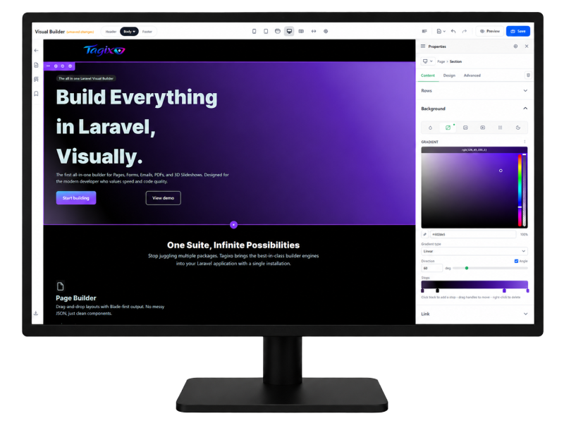 Tagixo builder